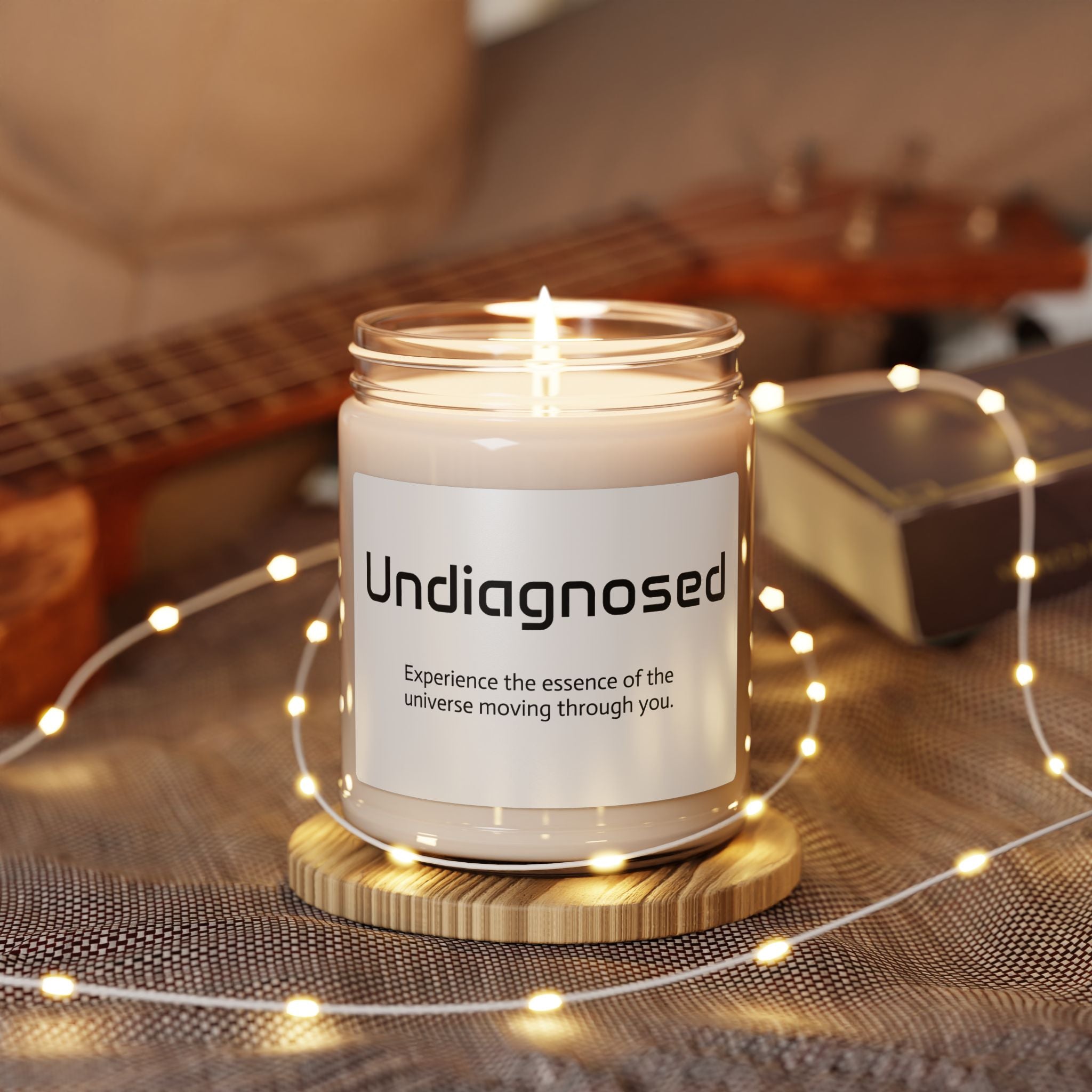 Undiagnosed Scented Soy Candle - 9oz, Relaxing Aromatherapy Candle, Gift for Mental Health Awareness, Home Decor, Relaxation & Self-Care