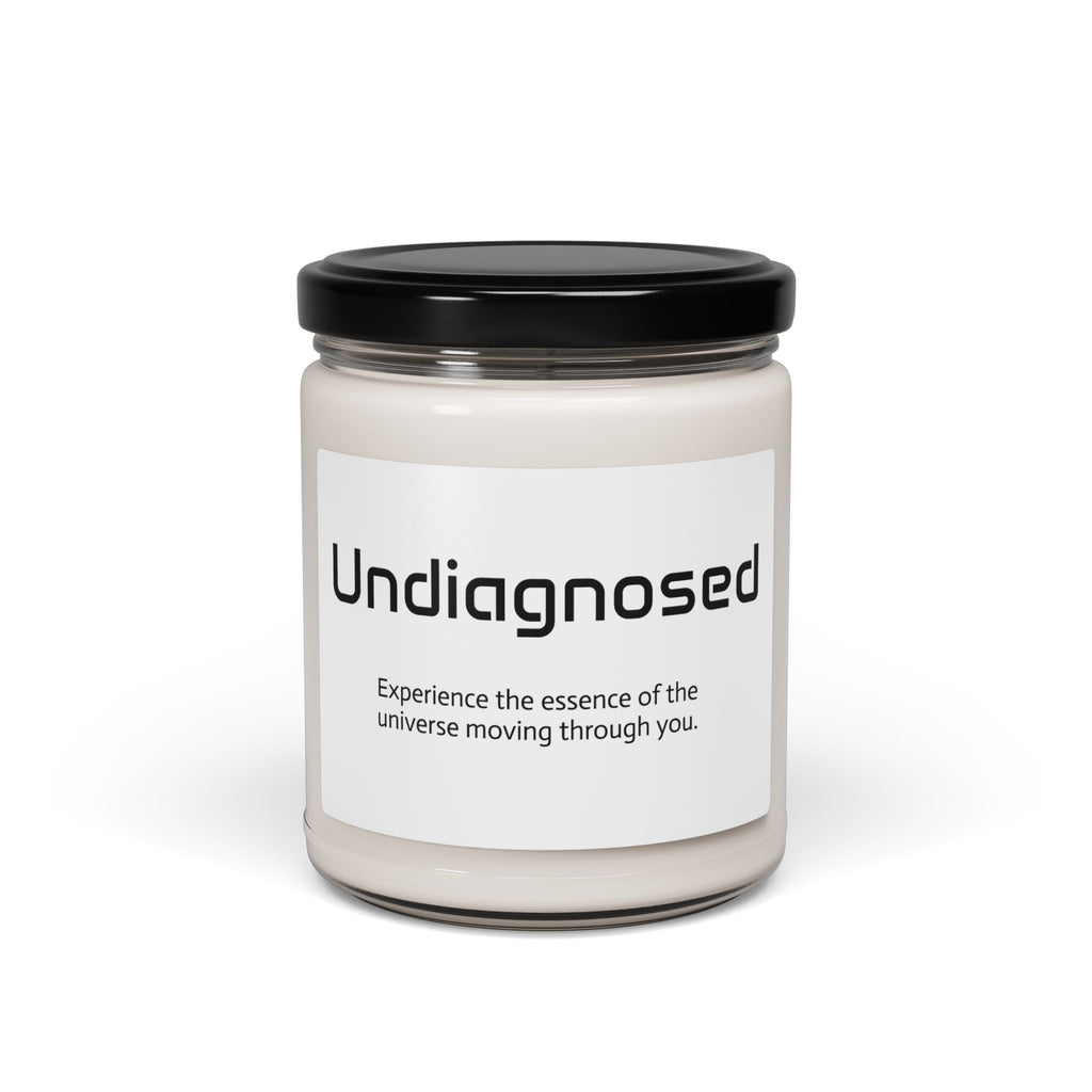 Undiagnosed Scented Soy Candle - 9oz, Relaxing Aromatherapy Candle, Gift for Mental Health Awareness, Home Decor, Relaxation & Self-Care